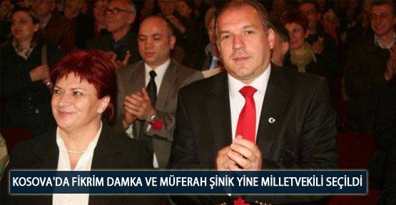 Kosova'da Fikrim Damka ve Müferah Şinik Yine Milletvekili Seçildi