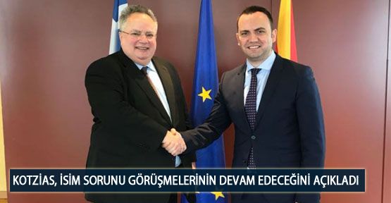 Kotzias, İsim Sorunu Görüşmelerinin Devam Edeceğini Açıkladı