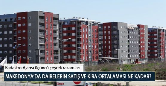 Makedonya’da Dairelerin Satış ve Kira Ortalaması Ne Kadar?