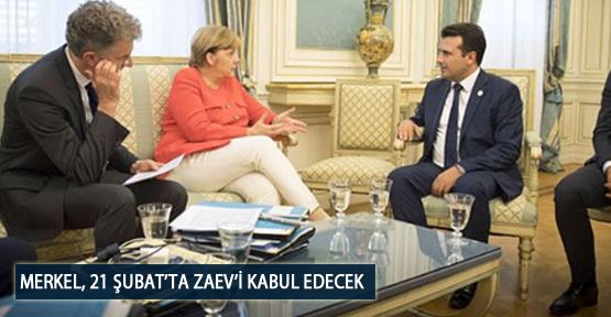 Merkel, 21 Şubat’ta Zaev’i Kabul Edecek