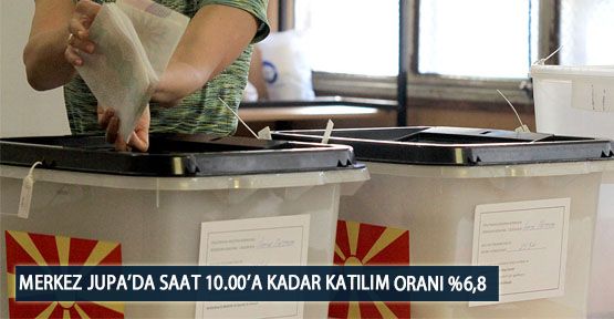  Merkez Jupa’da Saat 10.00’a Kadar Katılım Oranı %6,8