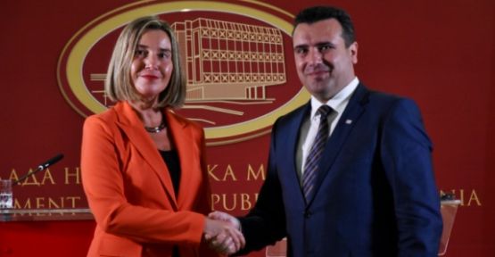   Mogherini: “Makedonya Yeniden Doğru Yolda”