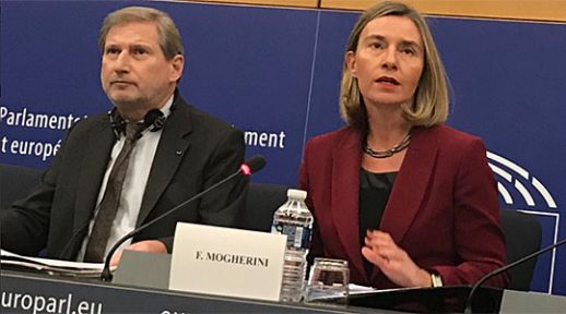 Mogherini ve Hahn 18 Nisanda Makedonya’ya Geliyor
