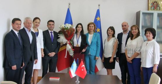  Moldova’da TİKA’ya Üstün Hizmet Madalyası