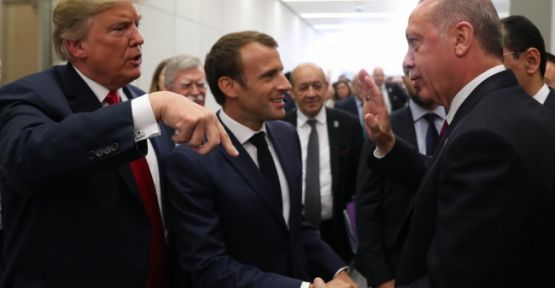 NATO Zirvesi'nde Macron ve Trump'tan Cumhurbaşkanı Erdoğan'a Yakın İlgi