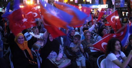 Sancak'ta Cumhurbaşkanı Erdoğan'a Destek Mitingi