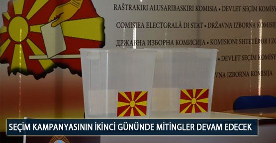 Seçim Kampanyasının İkinci Gününde Mitingler Devam Edecek
