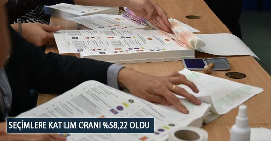 Seçimlere Katılım Oranı %58,22 Oldu