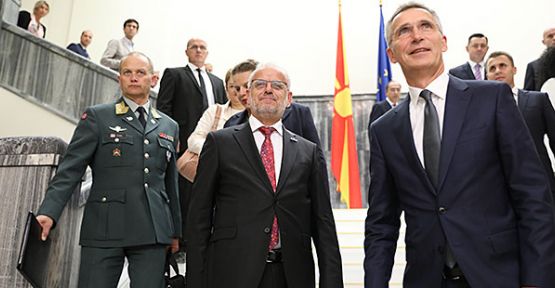 Stoltenberg Meclis Başkanı Caferi ve Ana Muhalefet Lideri Mickovski ile Görüştü