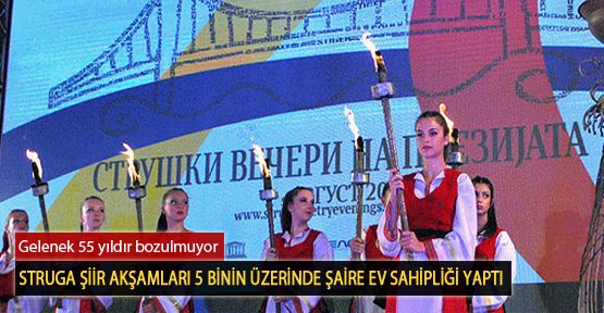 Struga Şiir Akşamları 5 Binin Üzerinde Şaire Ev Sahipliği Yaptı