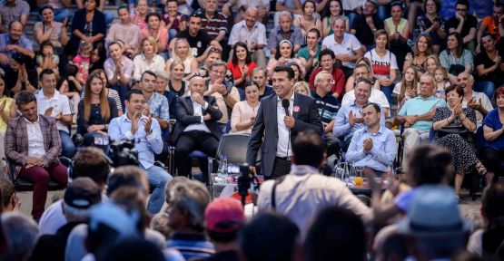 Struga’da Evet Mitingi Yapıldı