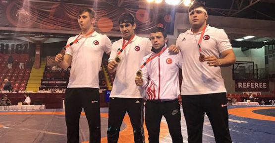   Türk Güreşçiler, Üsküp’te 2 Altın ve 2 Bronz Madalya Kazandı