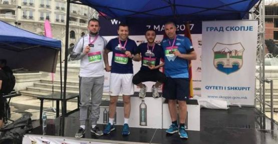 Üsküp Maratonuna Türk Bayrak Maraton Takımı da Katıldı 