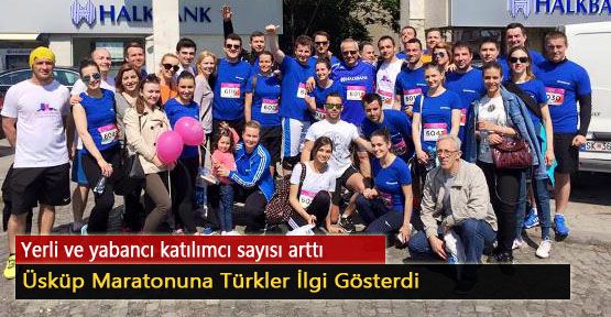 Üsküp Maratonuna Türkler İlgi Gösterdi