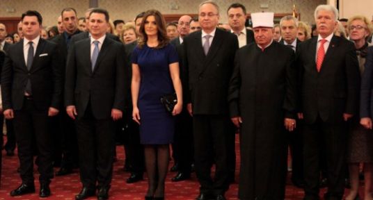 Üsküp'te Cumhuriyet Bayramı resepsiyonu