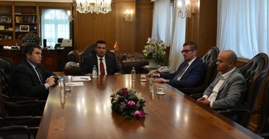   Zaev-Mitskovski Görüşmesinde İsim Sorunu Ele Alındı   